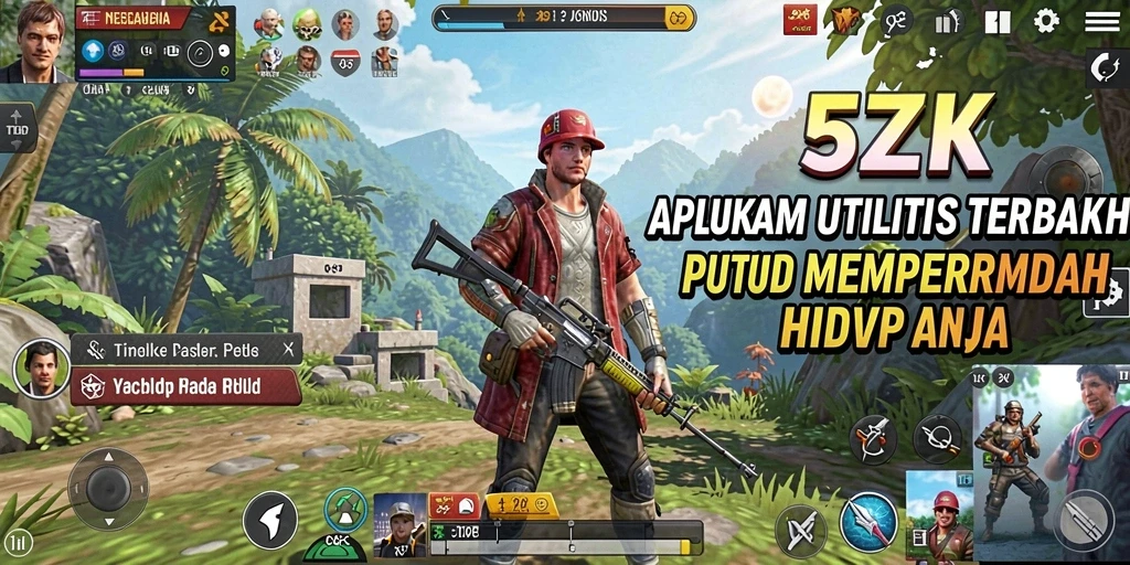 Tampilan utama 5ZK dengan fitur utilitas yang lengkap dan mudah digunakan.