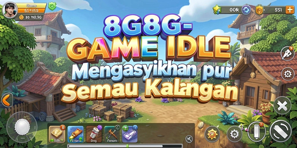 Tangkapan layar gameplay 8G8G menampilkan keseruan permainan Idle yang mengasyikkan.
