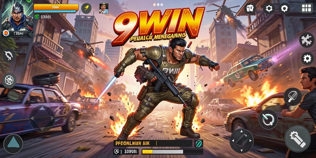 Gambaran gameplay intens dan adiktif di 9WIN.