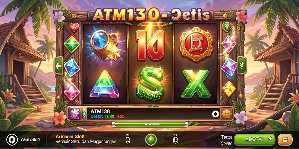 Tampilan gameplay <strong>ATM138</strong> yang seru dan penuh warna.