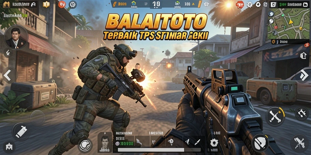 Tangkapan layar menunjukkan aksi seru dalam permainan TPS BALAITOTO.