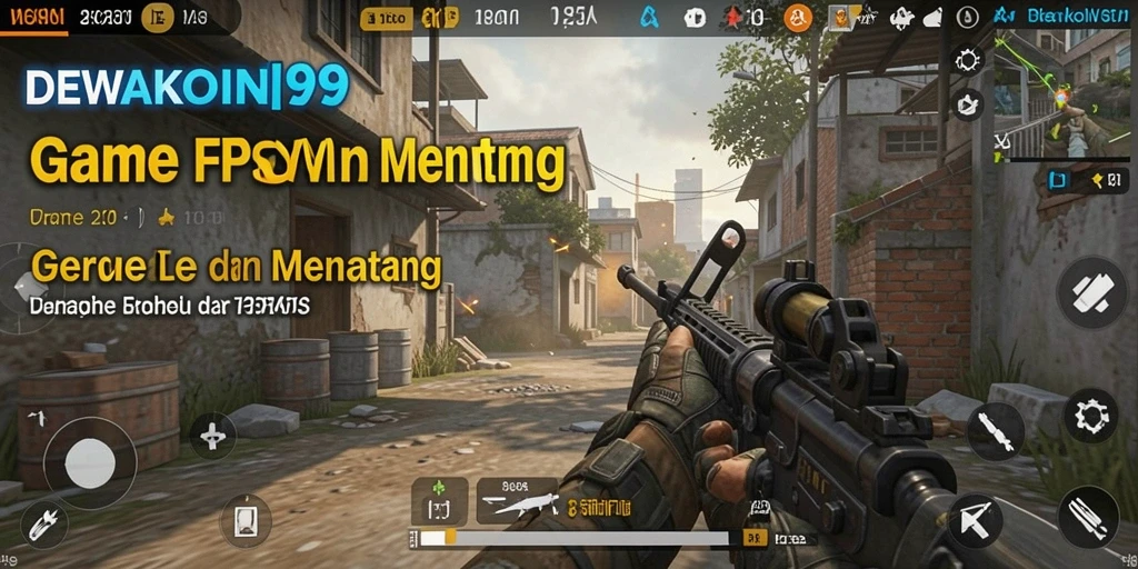 Screenshot DEWAKOIN99 menampilkan aksi seru dalam game FPS.