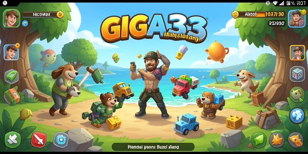 Screenshot GIGA33 menampilkan momen seru dalam permainan Puzzle.