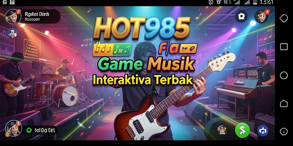 Tampilan gameplay HOT985 yang menyenangkan dan interaktif.