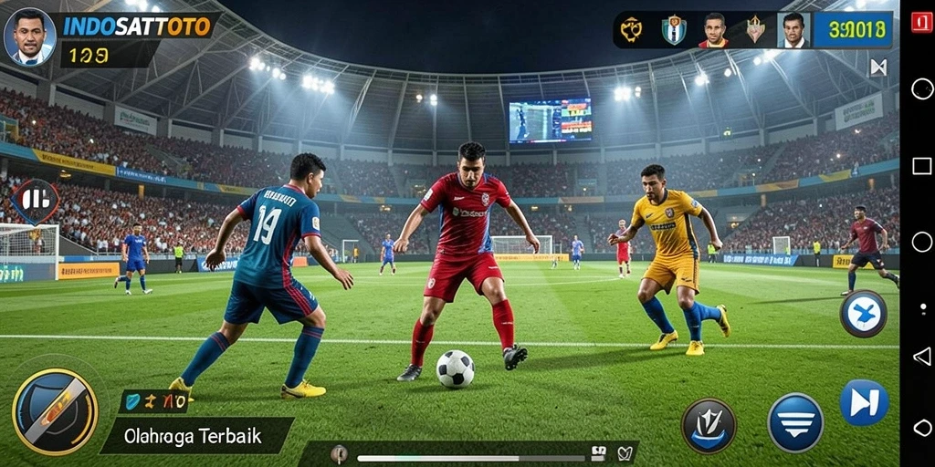 Tampilan menawan dari gameplay Sports INDOSATTOTO yang menarik.