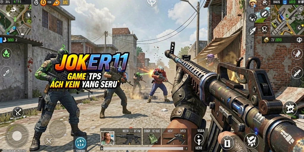 Tampilan screenshot utama JOKER11 yang menampilkan aksi mendebarkan dalam TPS.