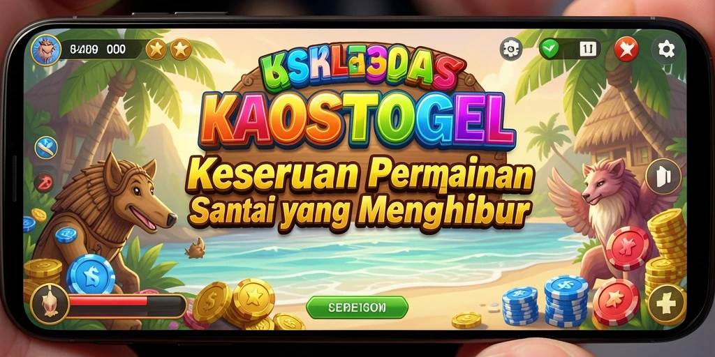 Tampilkan screenshot KAOSTOGEL dengan gameplay yang seru dan menarik.