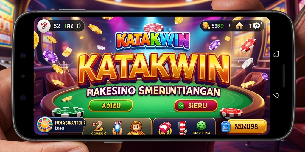 Tampilan gameplay KATAKWIN yang mendebarkan dan menarik perhatian.