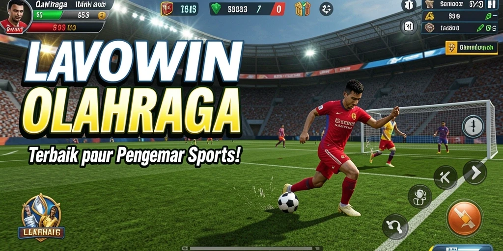Tampilan gameplay seru dari LAVOWIN menampilkan aksi olahraga mendebarkan.