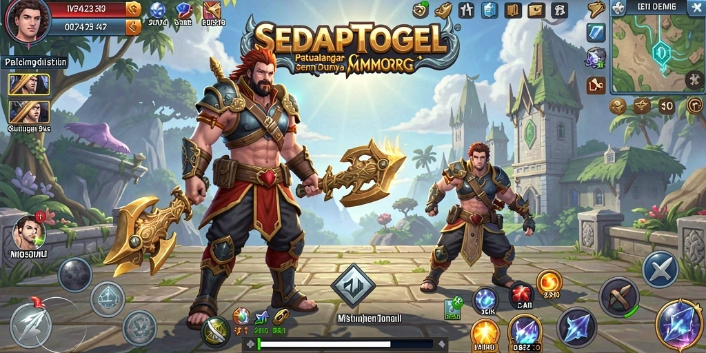 Tampilan utama gameplay SEDAPTOGEL menunjukkan aksi yang mendebarkan.