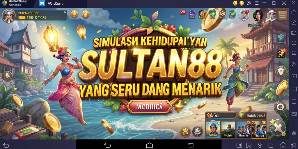 Screenshot gameplay SULTAN88 menampilkan interaksi simulasi yang menarik.