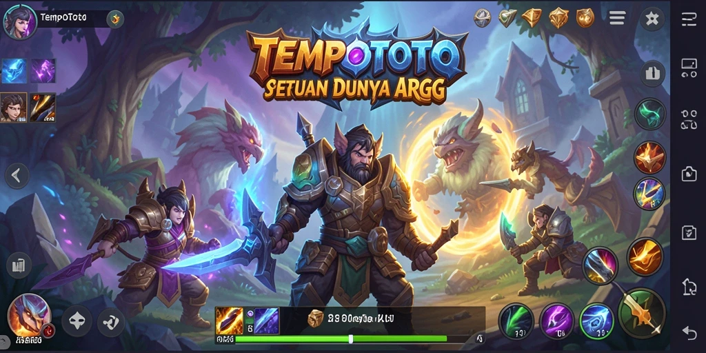Gameplay mendebarkan dari TEMPOTOTO dalam aksi penuh petualangan ARPG.