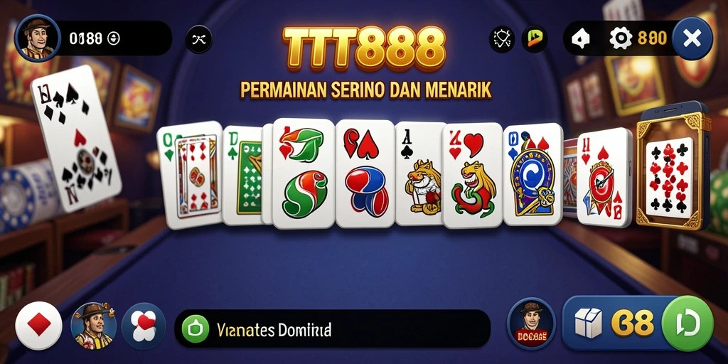 Tampilan gameplay Domino yang menarik dan responsif.