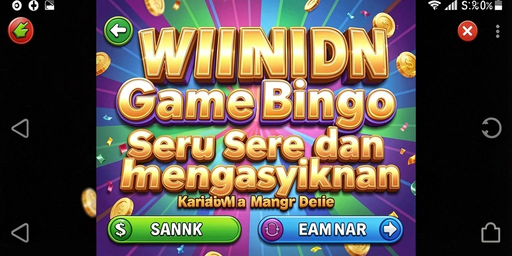 Screenshot gameplay WINIDN menampilkan momen seru pemain Bingo.