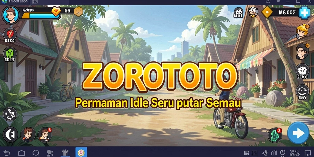 Tangkapan layar gameplay ZOROTOTO yang menarik dan adiktif.